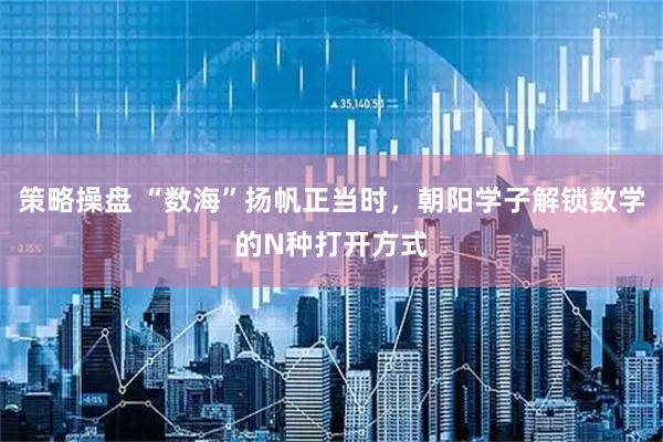 策略操盘 “数海”扬帆正当时，朝阳学子解锁数学的N种打开方式