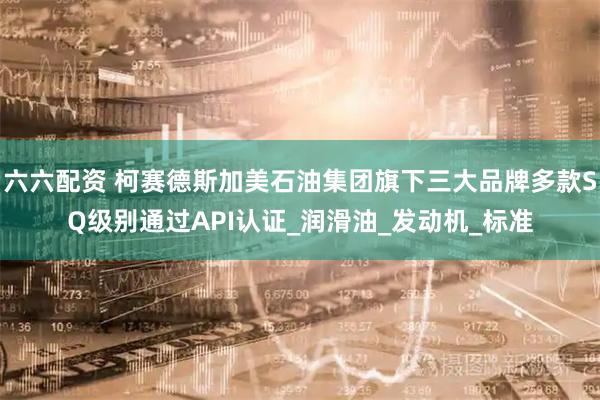 六六配资 柯赛德斯加美石油集团旗下三大品牌多款SQ级别通过API认证_润滑油_发动机_标准